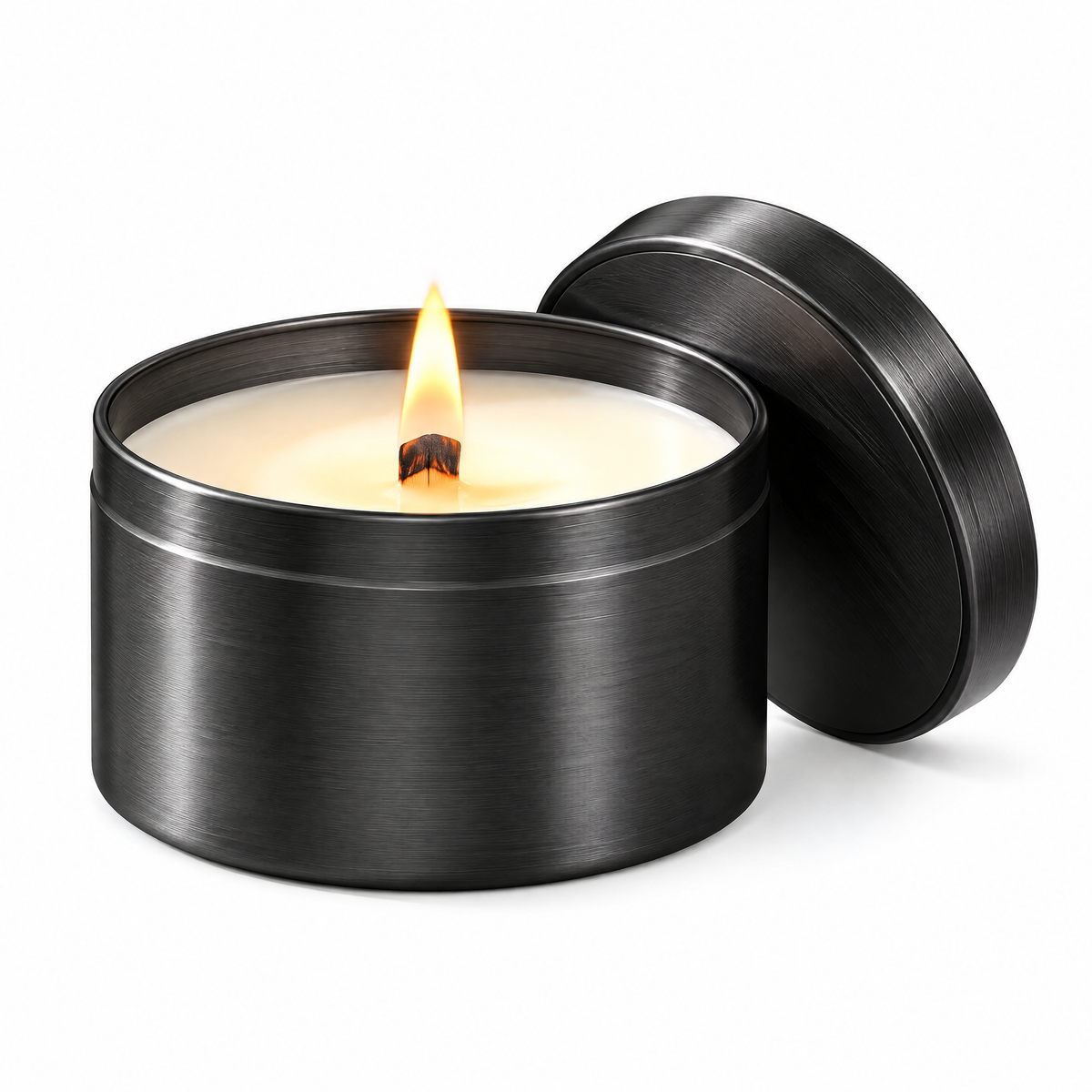 Brushed Brass Travel Soy Candle