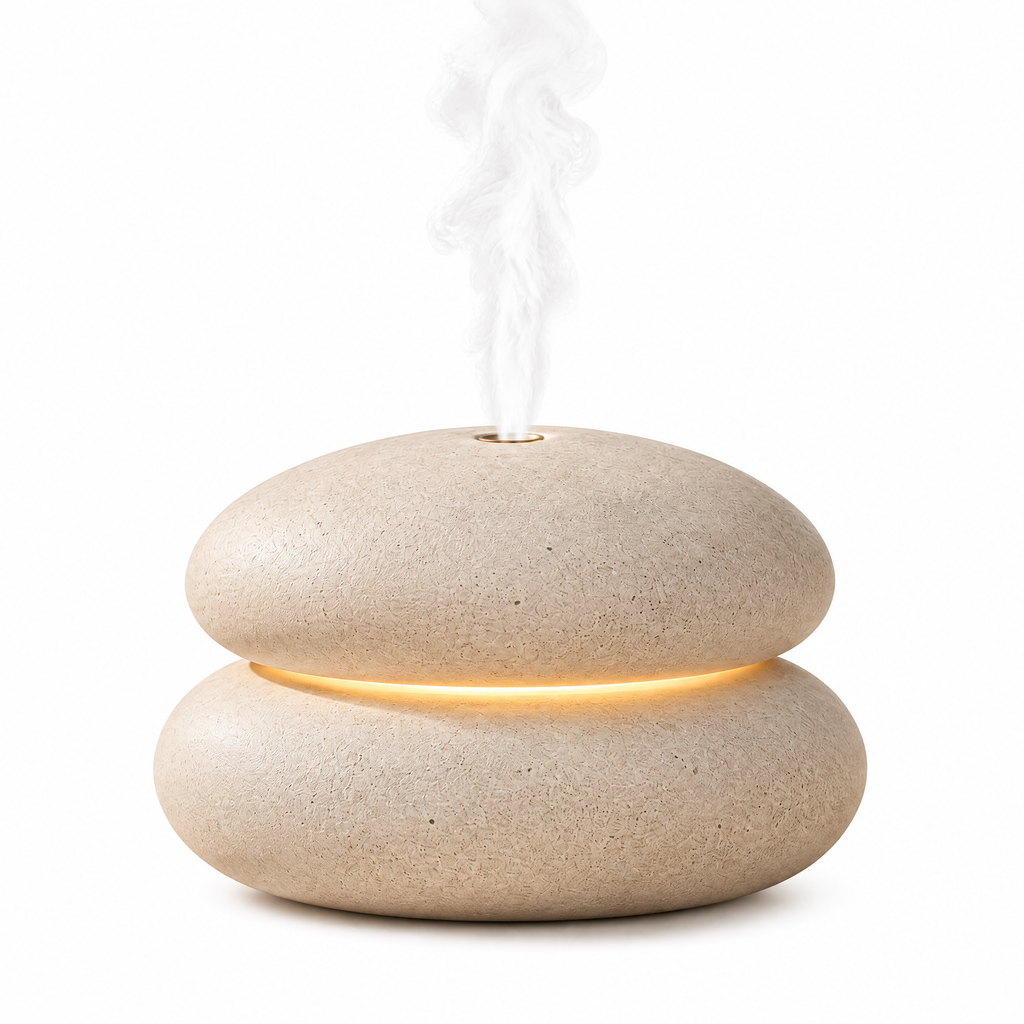 Stacked River Stone Ceramic Diffuser
