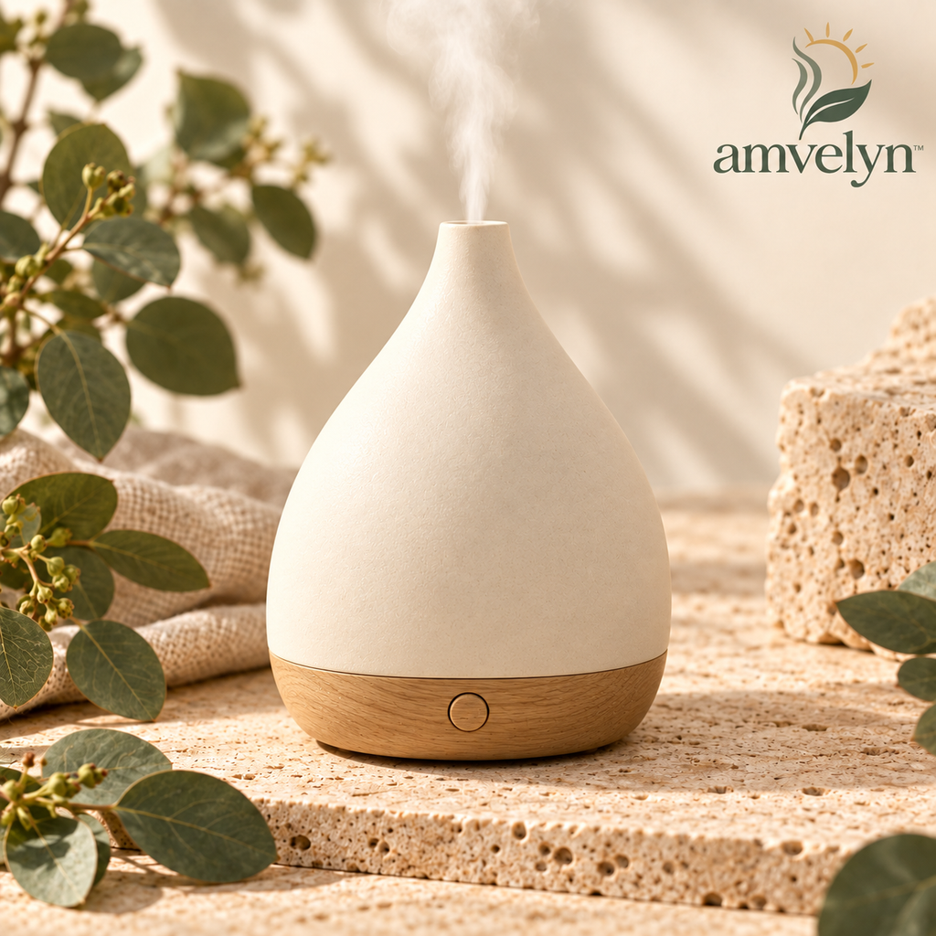 Ceramic Pear Ultrasonic Aroma Diffuser