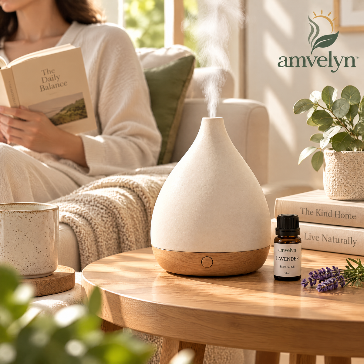 Ceramic Pear Ultrasonic Aroma Diffuser